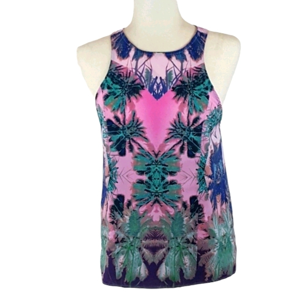 WAYF - Floral Silk Tank Top